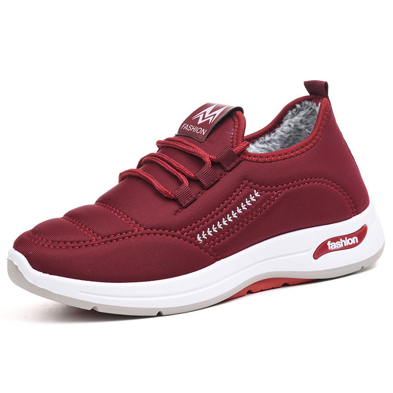 Velvet Female Insulated Cotton Boots