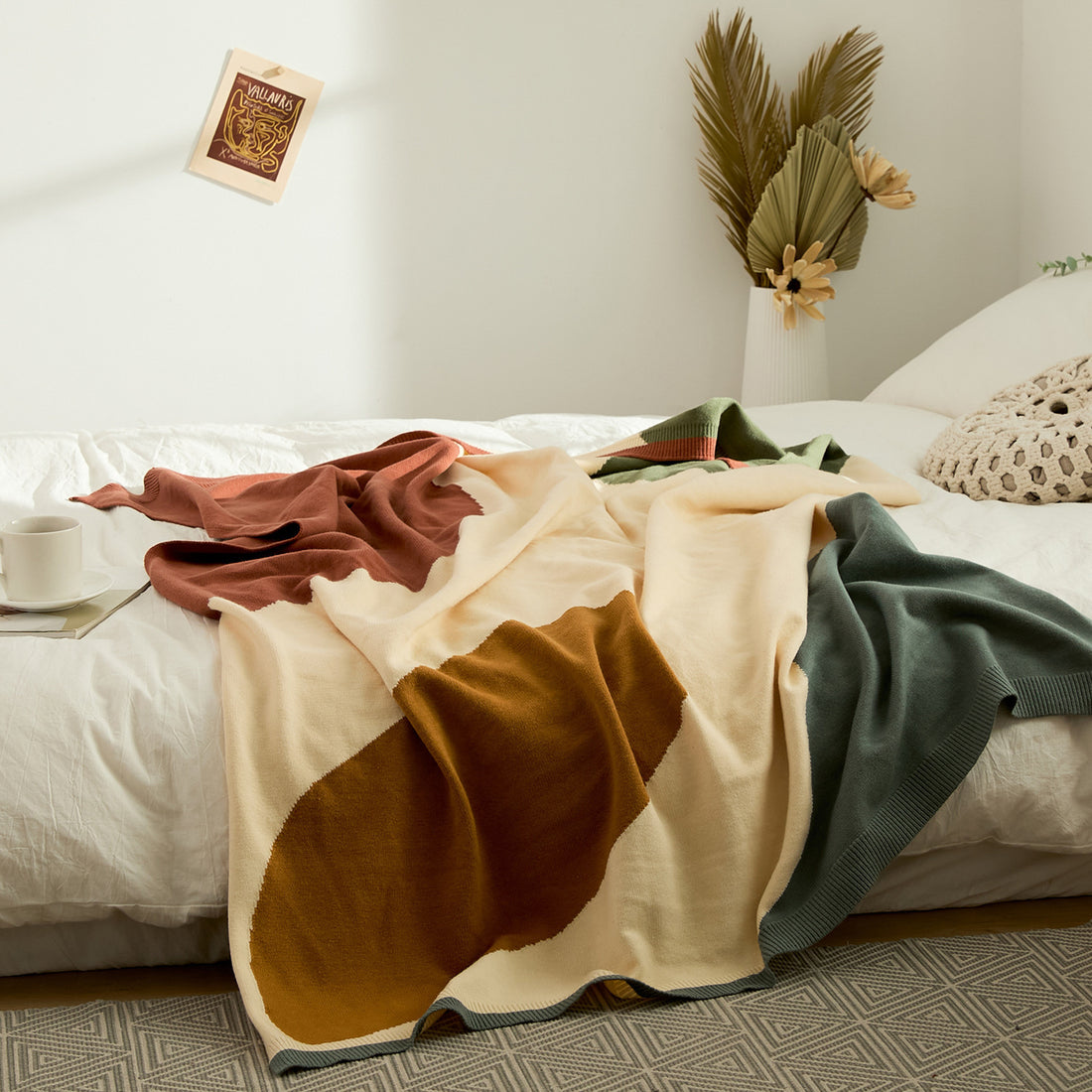 Warm Quilt Knitted Thermal Blanket