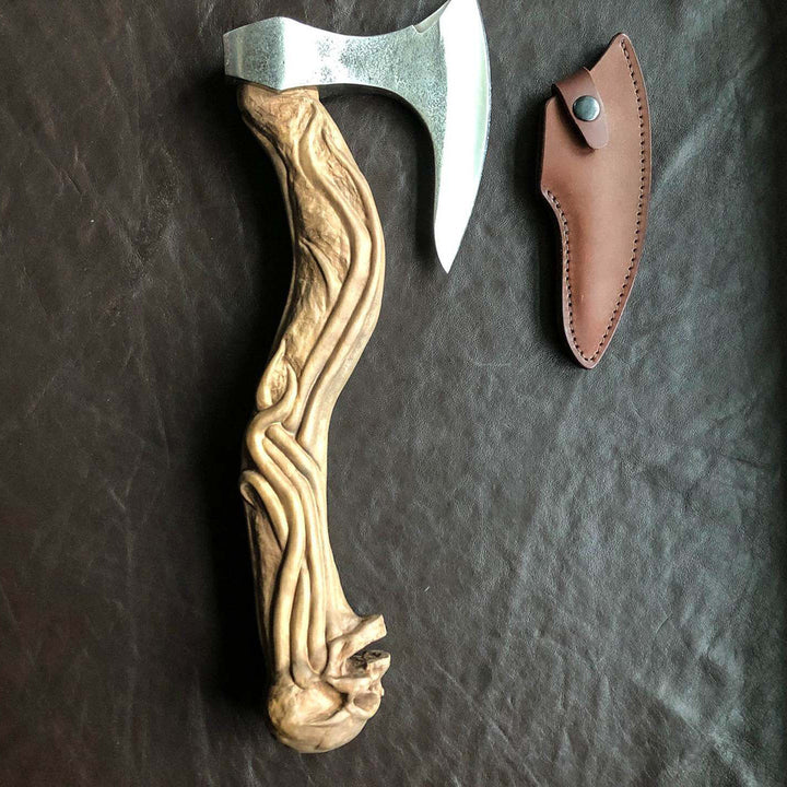 Rubber Wood Skull Hatchet Handle