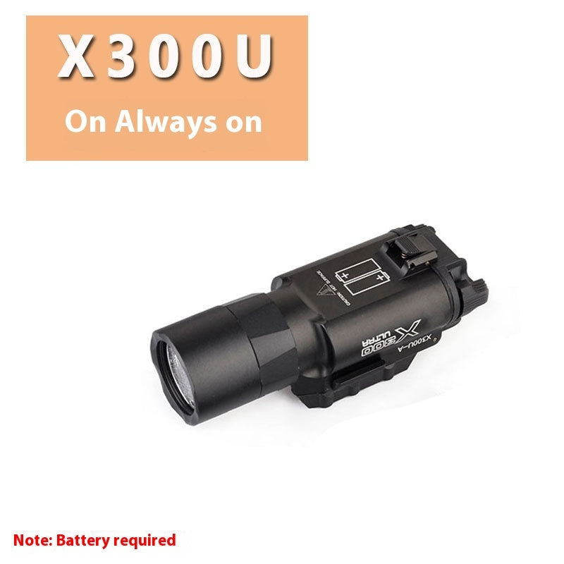 Lower Hanging Flashlight Tactical Red Laser